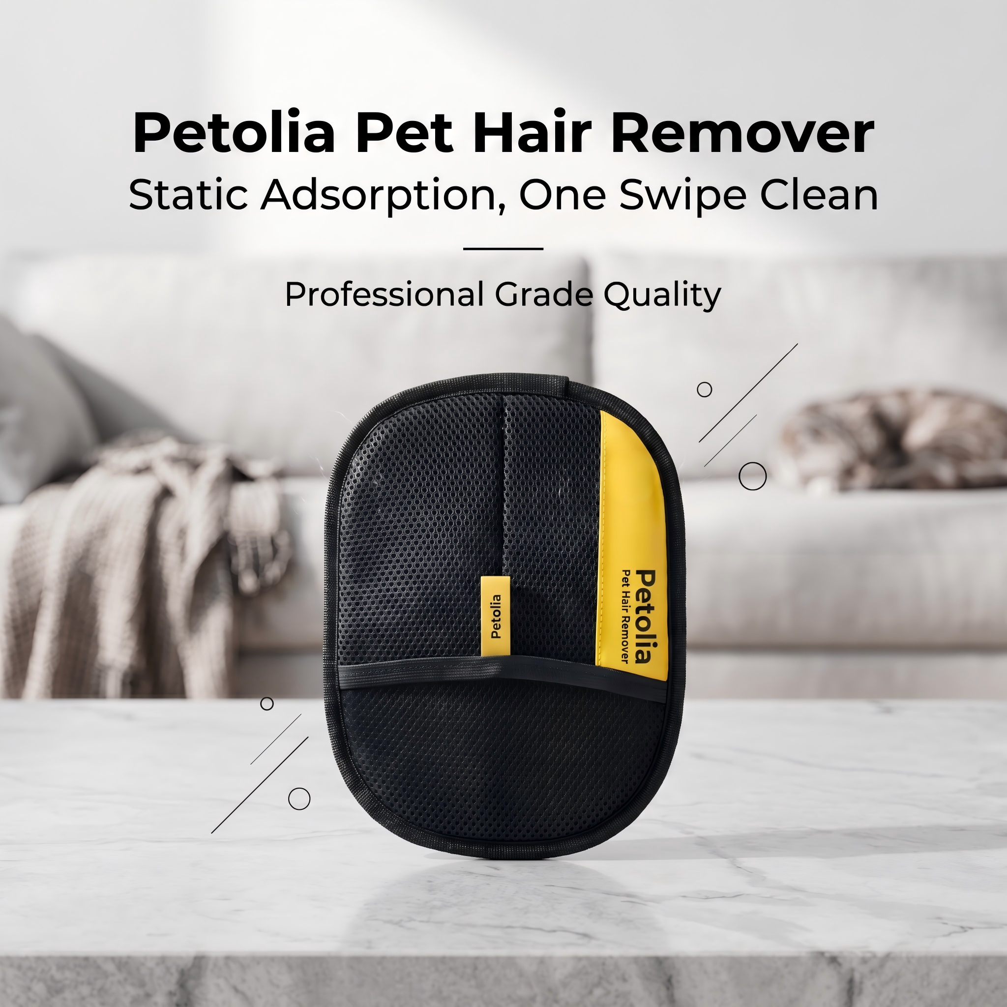 2-in-1 Pet Hair Removal Kit for Grooming, Sofas & Clothes