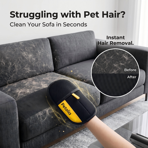 2-in-1 Pet Hair Removal Kit for Grooming, Sofas & Clothes